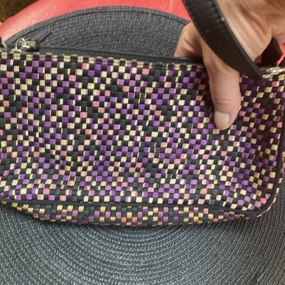 Purple, yellow and black, the sack wristlet - Picture 3 of 6